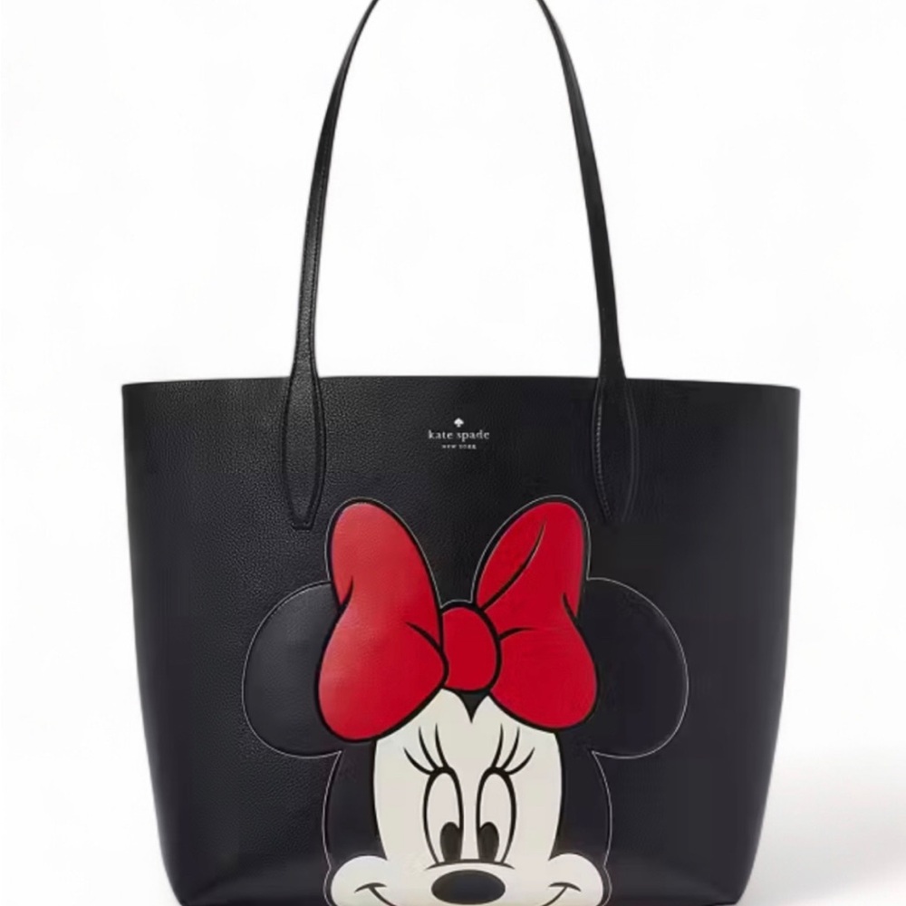 Kate Spade Black and Red Minnie Mouse Tote - Picture 5 of 10